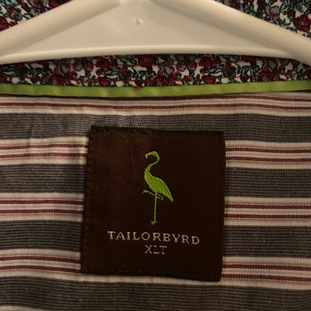 A plaid Taylor made shirt About 16 1/2 neck 35 arm XLT